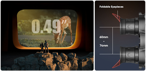 Jumelles de vision thermique HIKMICRO Habrok PRO HQ50LN