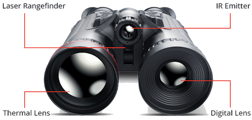 Jumelles de vision thermique HIKMICRO Habrok PRO HQ50LN