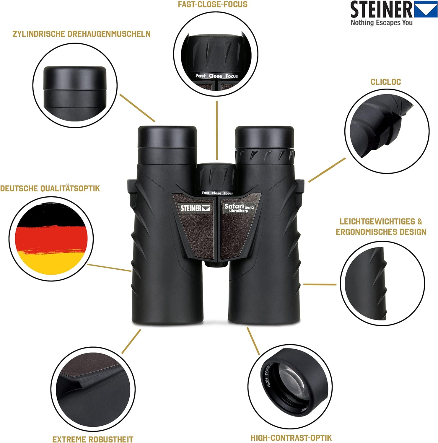 Steiner Safari Ultrasharp 10X42 verrekijker 