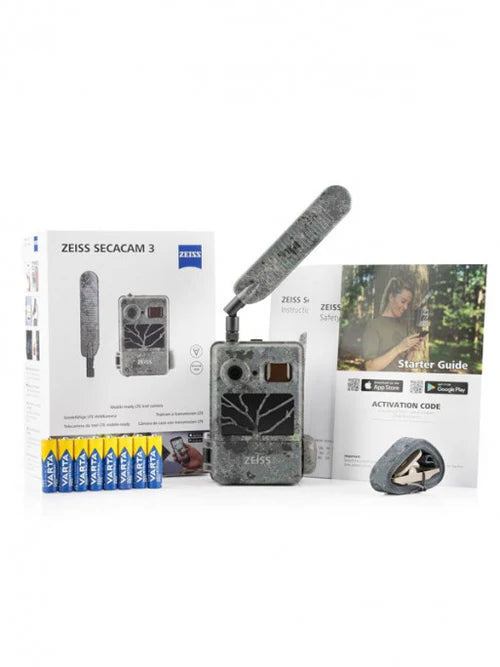 Piège photo ZEISS Secacam 3 pack panneau solaire