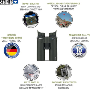 Verrekijker Steiner eRanger LRF 10x42 met geïntegreerde afstandsmeter 