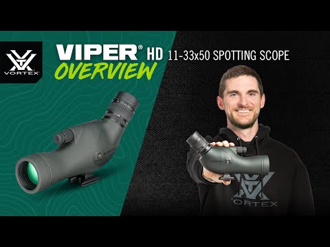 Spottingscope Vortex Viper HD 11-33x50 gehoekt 